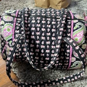 Vera Bradley Black and Pink Travel Bag